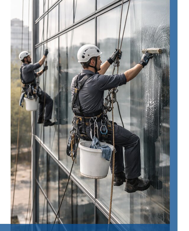 Мойка сплошного остекления в Саратове, заказать от 307 р.| ВЫСОТНИК-Срт