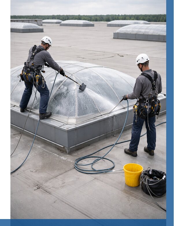 Мойка зенитных фонарей в Саратове, заказать от 4605 р. | ВЫСОТНИК-Срт