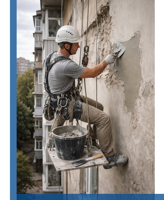 Восстановление фасадной штукатурки в Саратове с гарантией качества