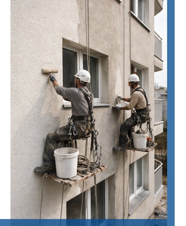 Нанесение короеда на фасад в Саратове от 460 р. | ВЫСОТНИК-Срт