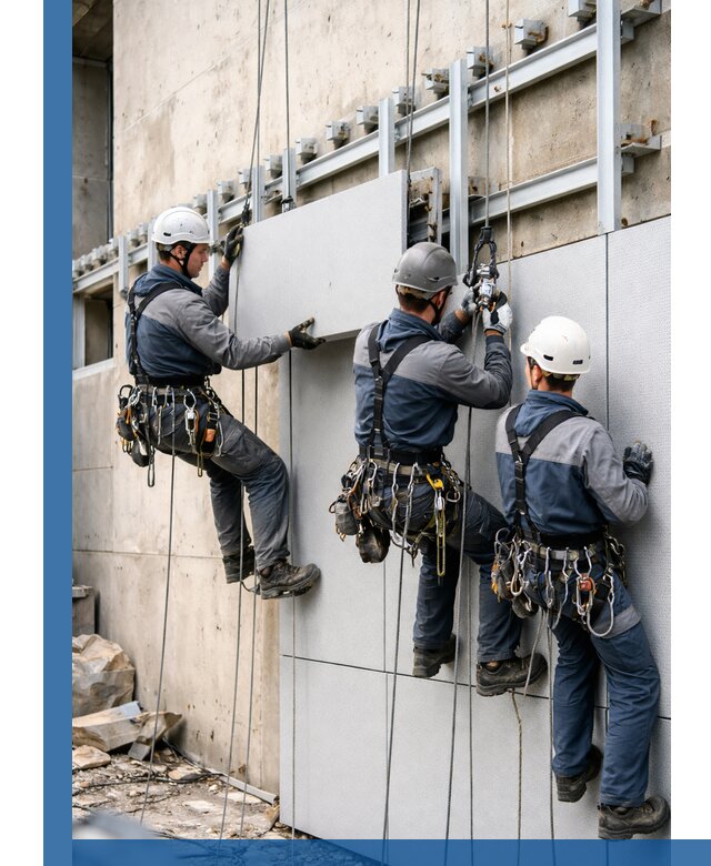 Монтаж вентилируемого фасада в Саратове под ключ с гарантией качества