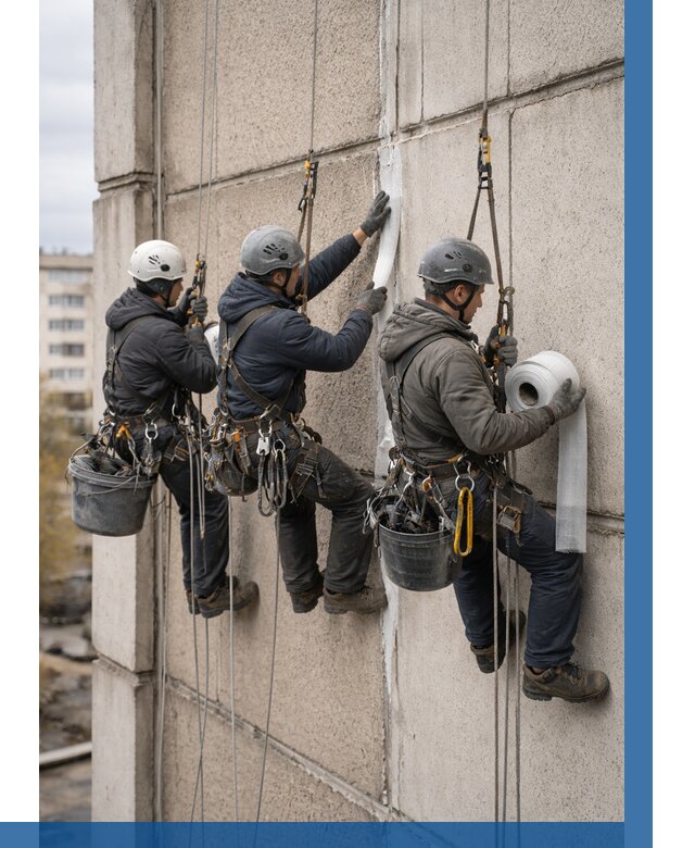 Ремонт межпанельных швов в Саратове от 767 р. | ВЫСОТНИК-Срт