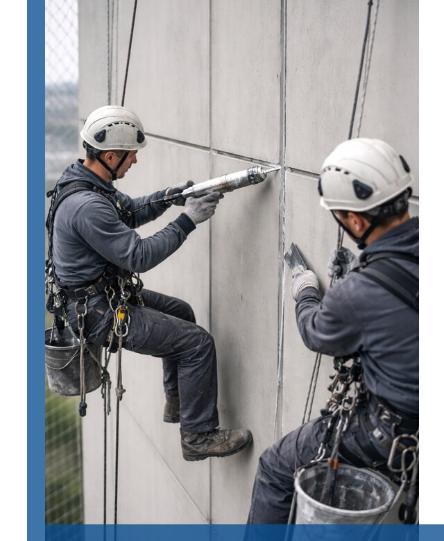 Первичная герметизация швов фасадов и кровель в Саратове