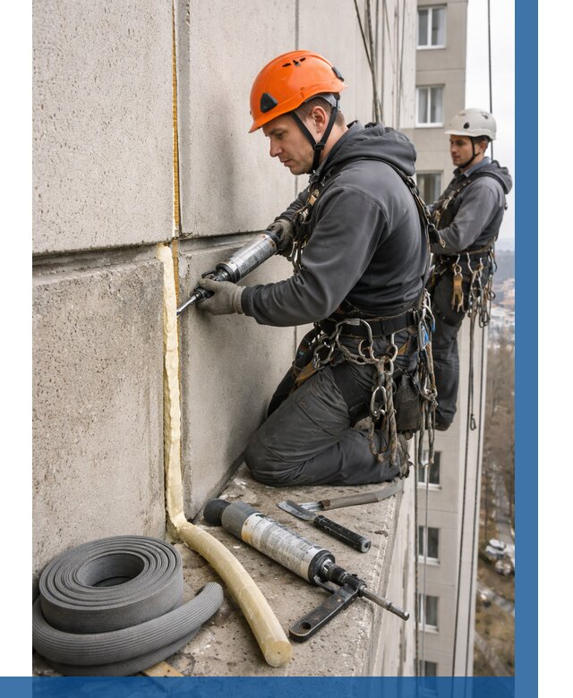 Теплый шов межпанельные швы в Саратове от 716 р. | ВЫСОТНИК-Срт