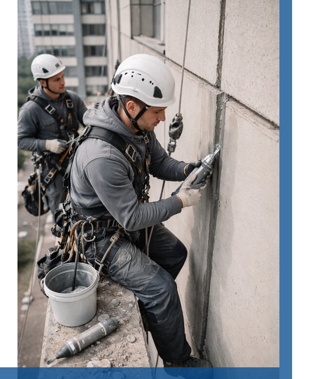 Ремонт деформационных швов здания в Саратове от 1023 р. | ВЫСОТНИК-Срт