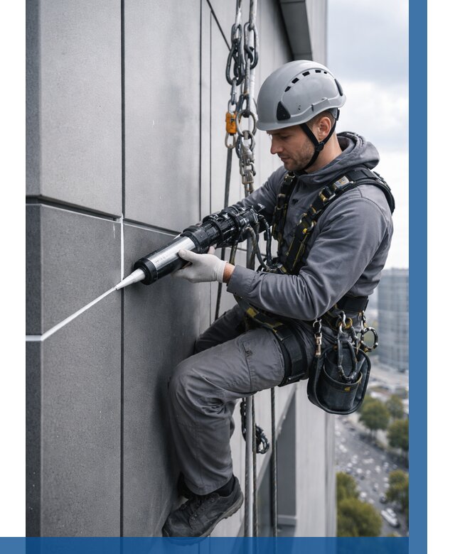 Герметизация стыков фасадных панелей в Саратове от 6651 р.| ВЫСОТНИК-Срт