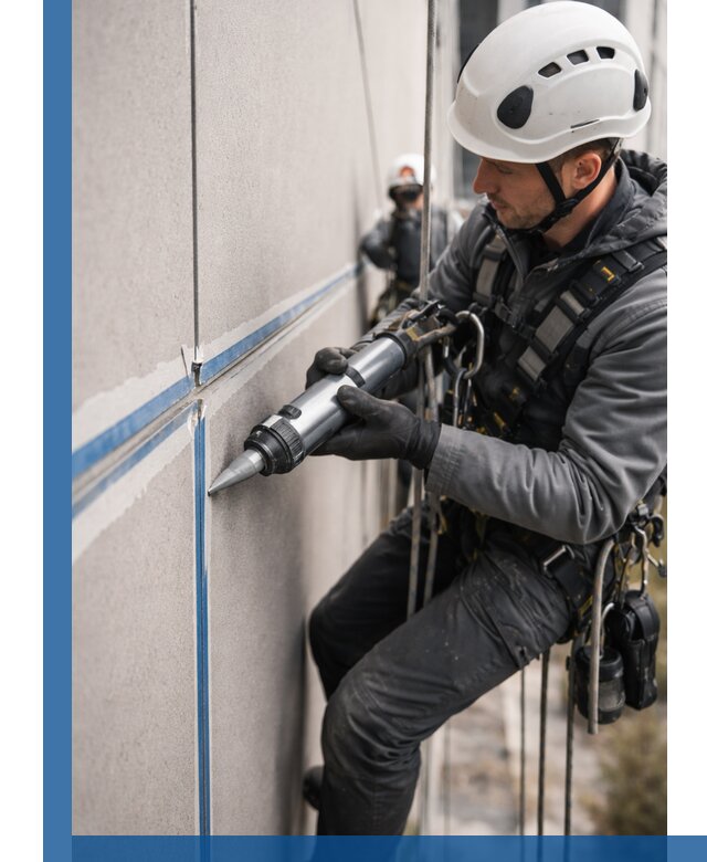 Герметизация стыков фасадных панелей в Саратове качественно и быстро