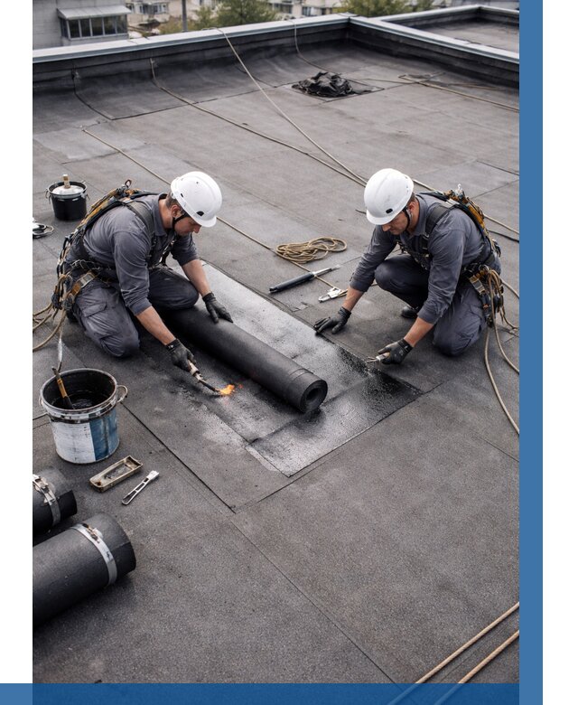 Ремонт мягкой кровли под ключ в Саратове от 716 р. | ВЫСОТНИК-Срт