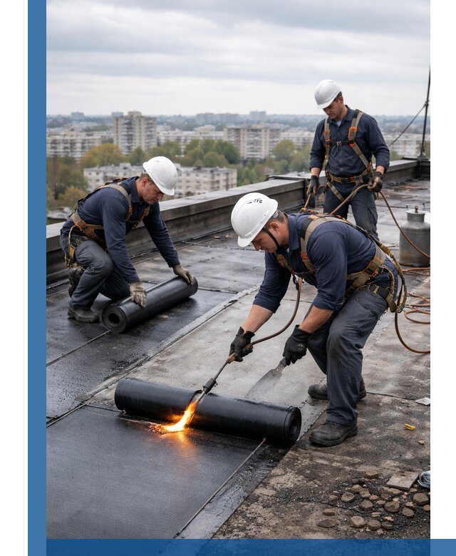Ремонт наплавляемой кровли в Саратове качественно и надежно