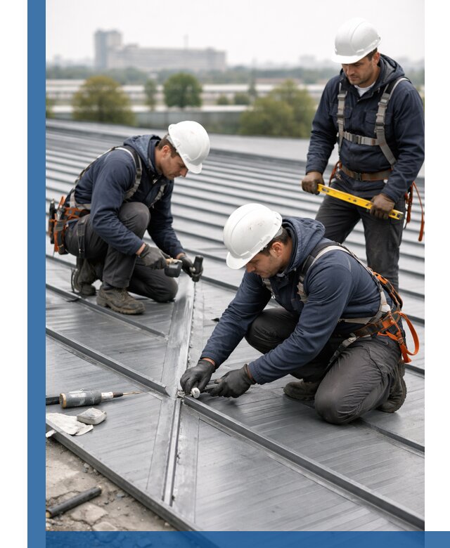 Ремонт фальцевой кровли в Саратове срочно и качественно