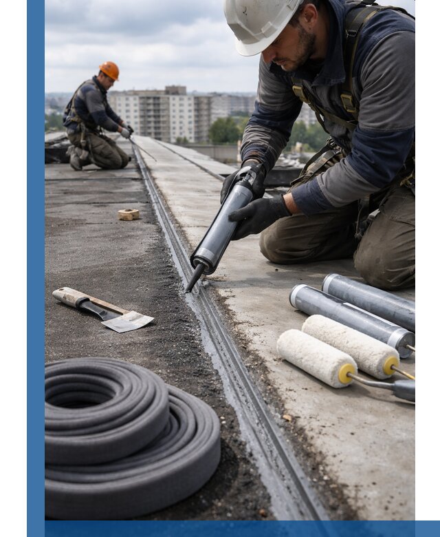 Герметизация швов кровли в Саратове с гарантией герметичности