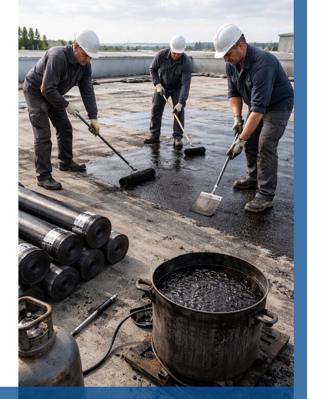 Гидроизоляция кровли мастикой в Саратове от 614 р. | ВЫСОТНИК-Срт