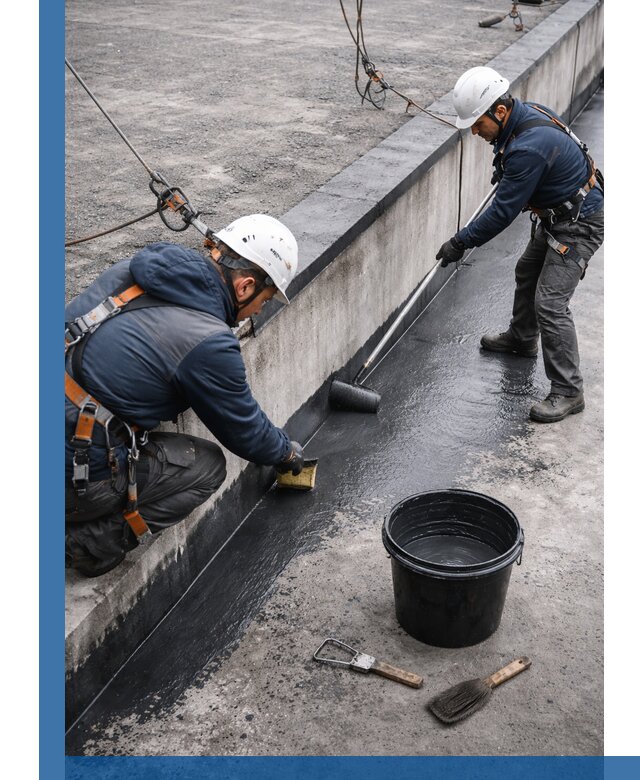 Гидроизоляция кровли жидкой резиной профессионально в Саратове