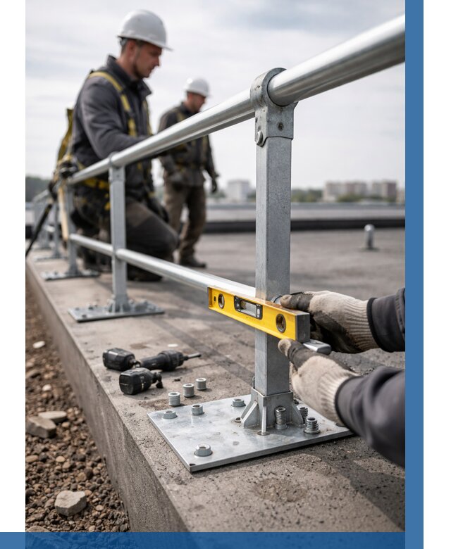 Монтаж кровельного ограждения в Саратове от 1228 р. | ВЫСОТНИК-Срт