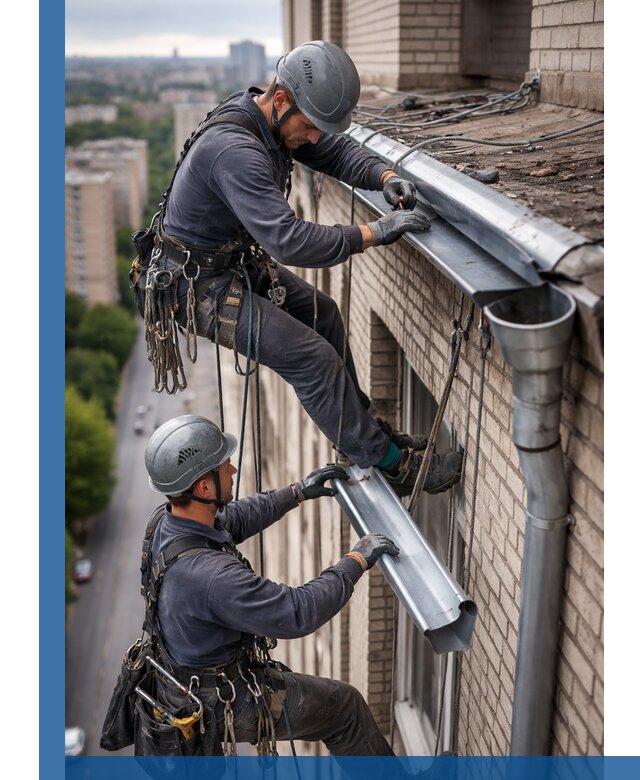 Ремонт водосточных желобов в Саратове, быстро и качественно