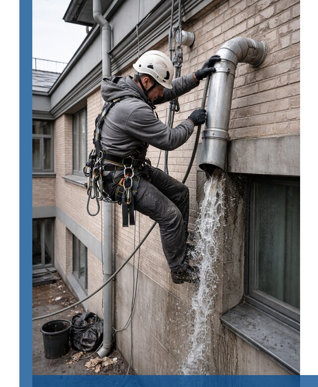 Профессиональная прочистка водосточных труб в Саратове с гарантией