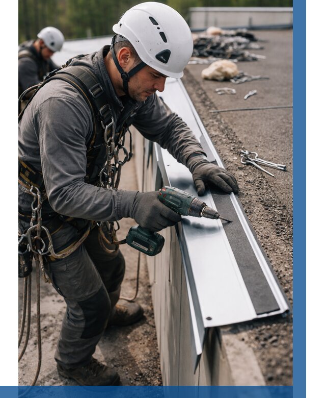 Монтаж капельника на кровле в Саратове от 307 р. | ВЫСОТНИК-Срт