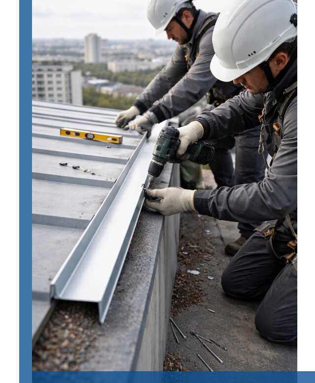 Монтаж капельника на кровле в Саратове с гарантией качества