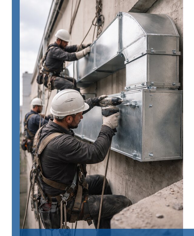 Профессиональный монтаж вентиляционных коробов в Саратове под ключ