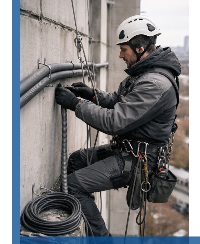 Профессиональный монтаж гофры для кабеля в Саратове с гарантией