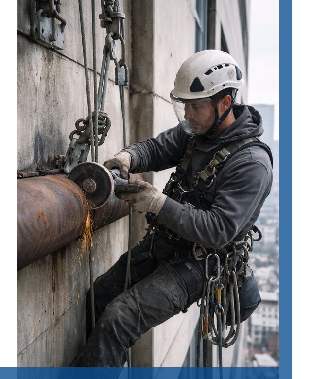 Резка металла на высоте в Саратове по цене от 4605 р. | ВЫСОТНИК-Срт