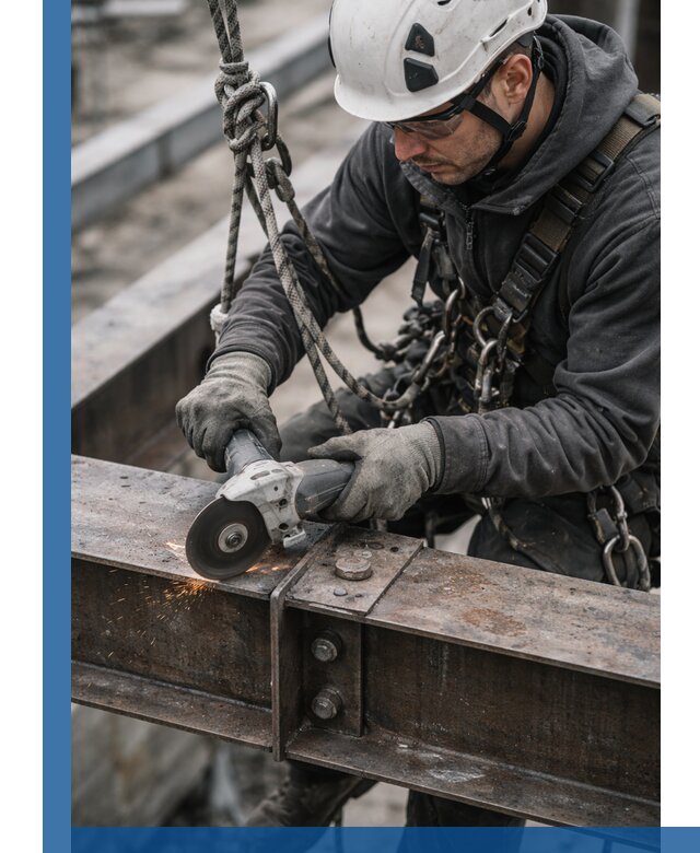 Резка металла на высоте в Саратове для зданий и конструкций