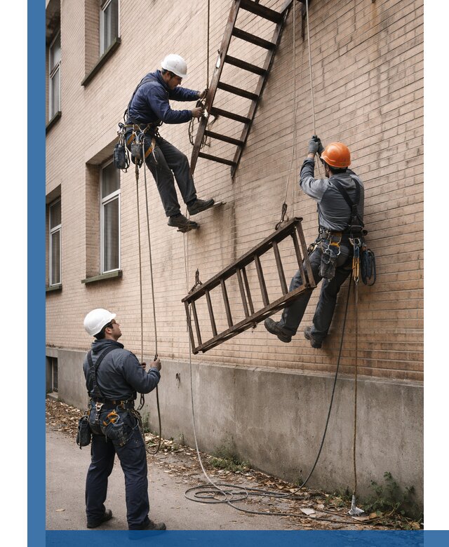 Демонтаж пожарной лестницы в Саратове быстро и безопасно
