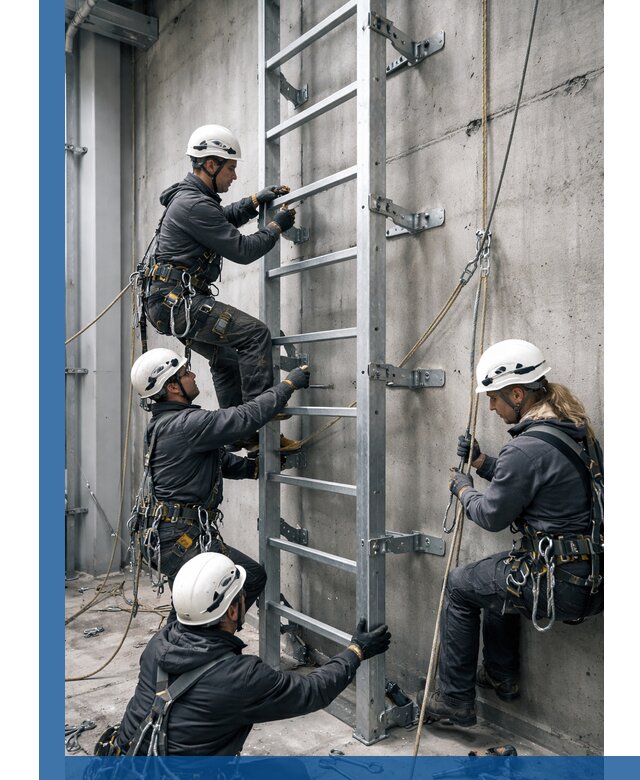 Монтаж металлических лестниц в Саратове под ключ со гарантией