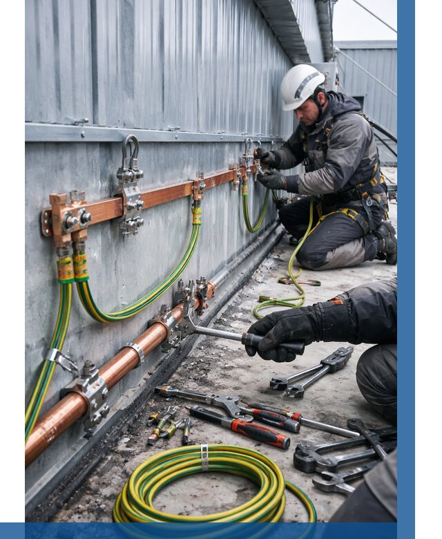 Монтаж заземления здания в Саратове от 25583 р. | ВЫСОТНИК-Срт