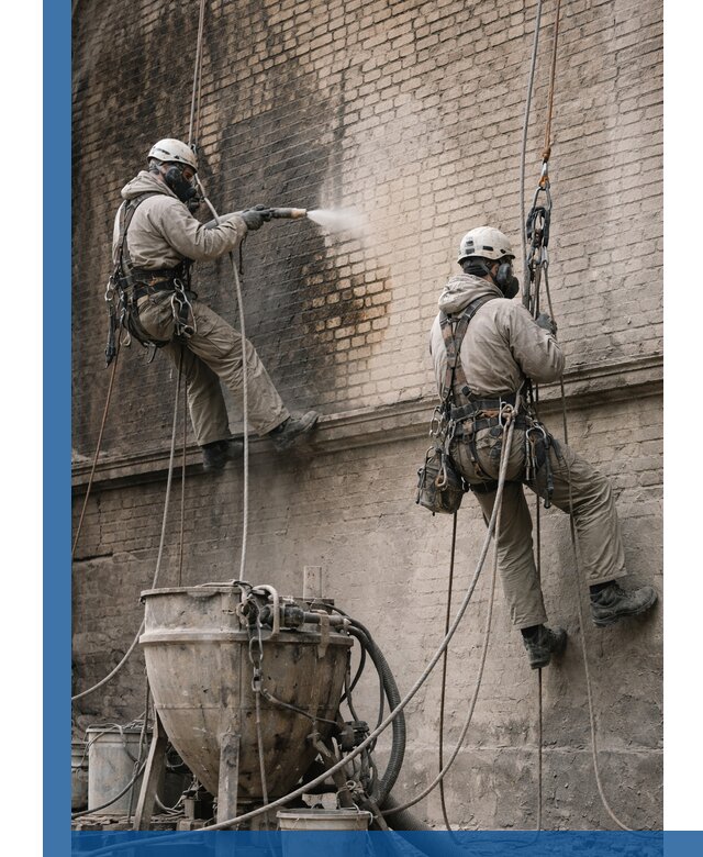 Пескоструйная очистка фасадов в Саратове профессионально