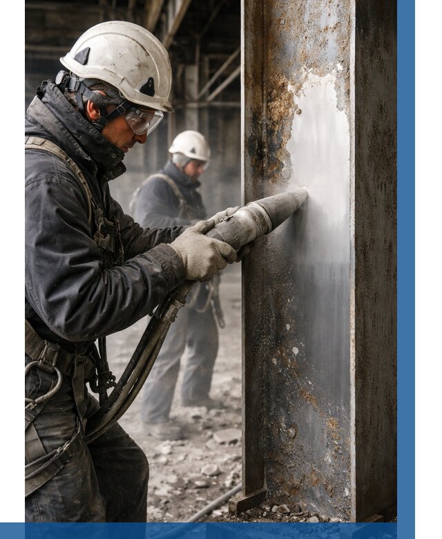 Удаление старой краски с металла в Саратове от 460 р. | ВЫСОТНИК-Срт