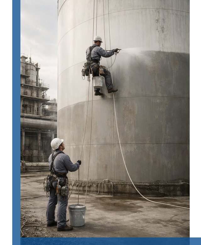 Покраска стальных резервуаров и емкостей в Саратове профессионально