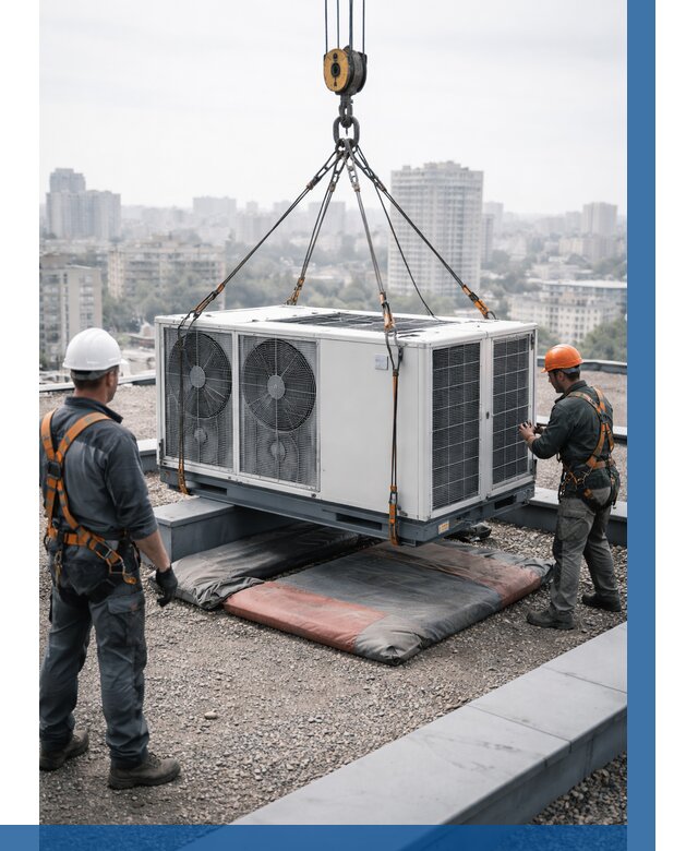 Подъем груза на крышу в Саратове от 5117 р. | ВЫСОТНИК-Срт заказать