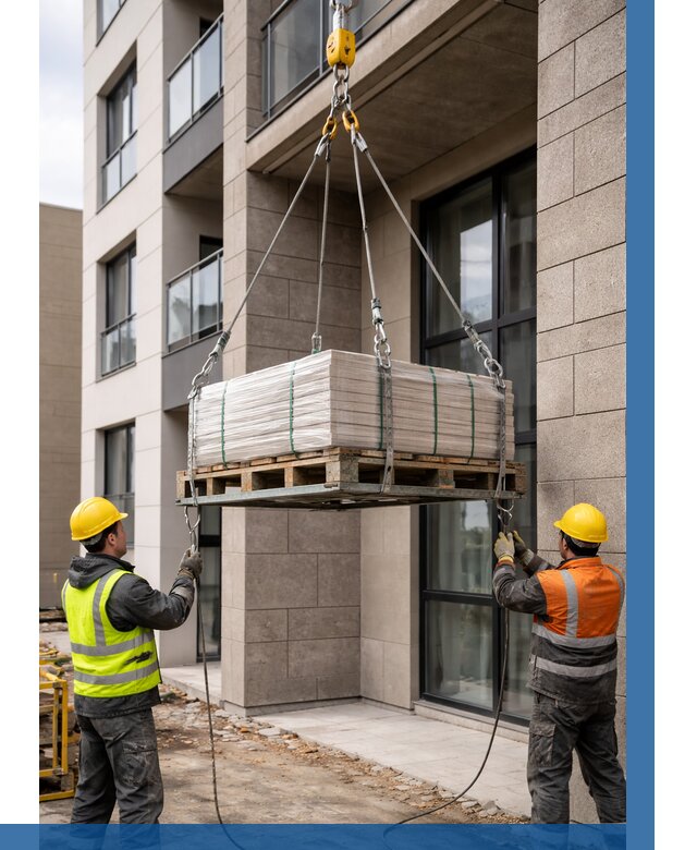 Подъем керамогранита на этаж в Саратове от 3582 р. | ВЫСОТНИК-Срт