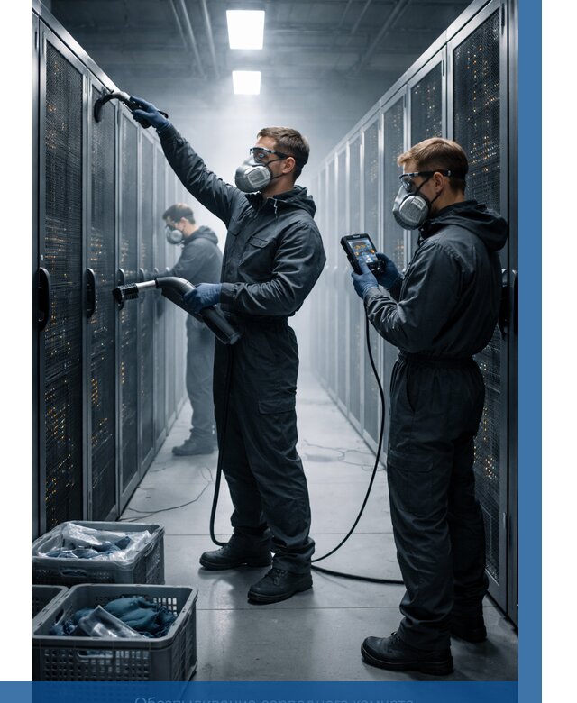 Обеспыливание серверной комнаты в Саратове от 4605 р. | ВЫСОТНИК-Срт