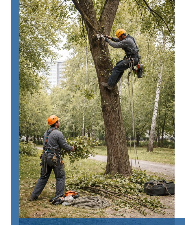 Санитарная обрезка деревьев в Саратове, профессионально и безопасно