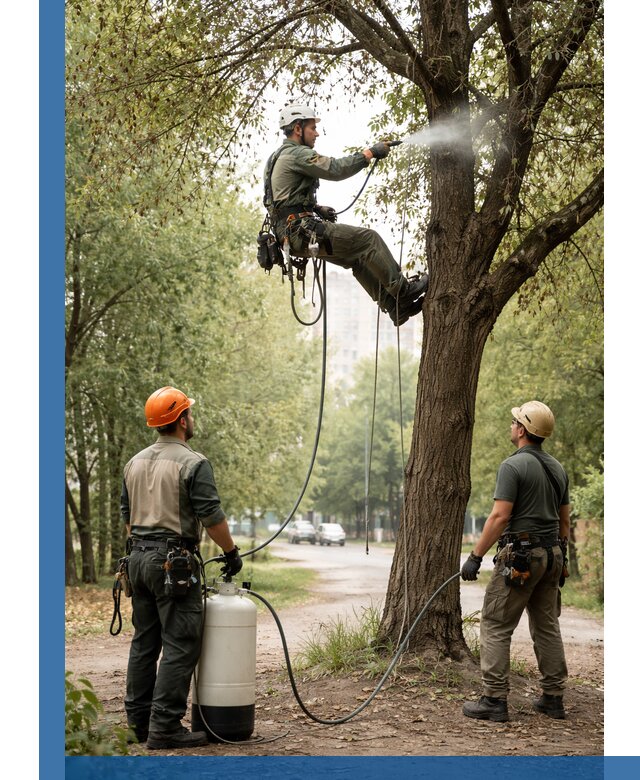 Обработка деревьев от вредителей в Саратове профессиональная защита