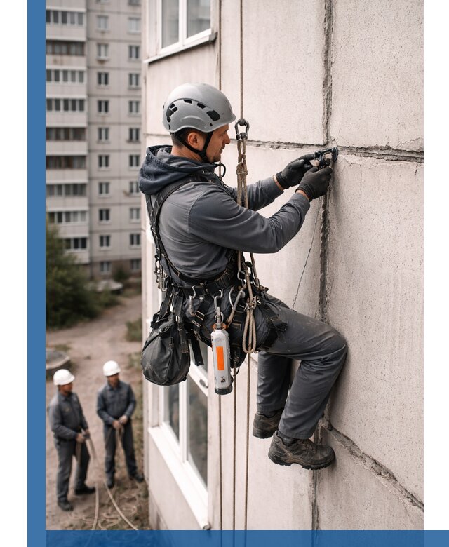 Обследование межпанельных швов и герметизация в Саратове