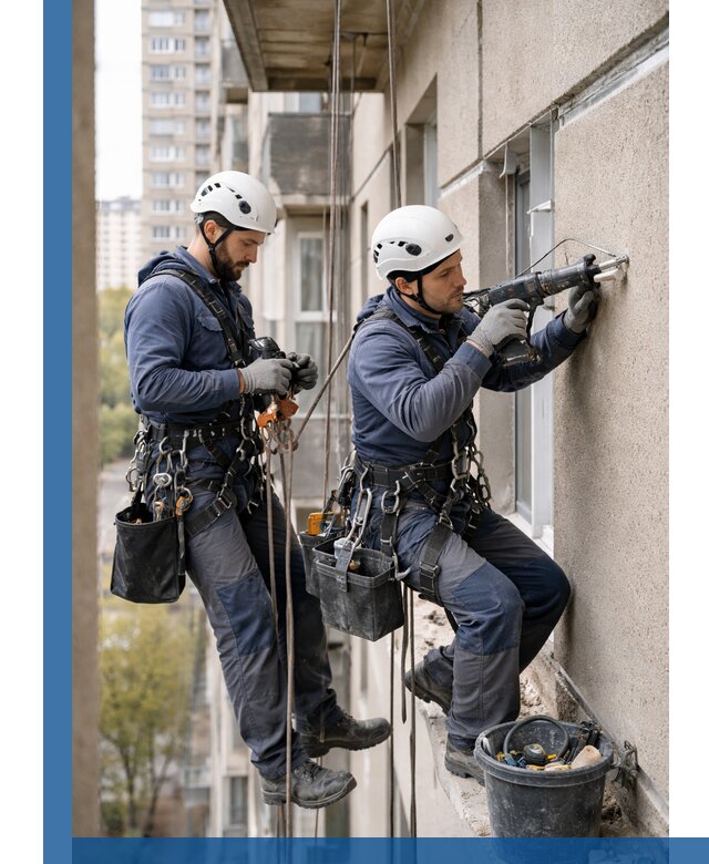 Промышленные альпинисты высотные работы и монтаж в Саратове